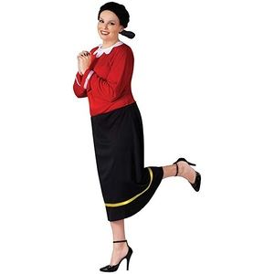 Plus Size Olive Oyl Costume with Wig